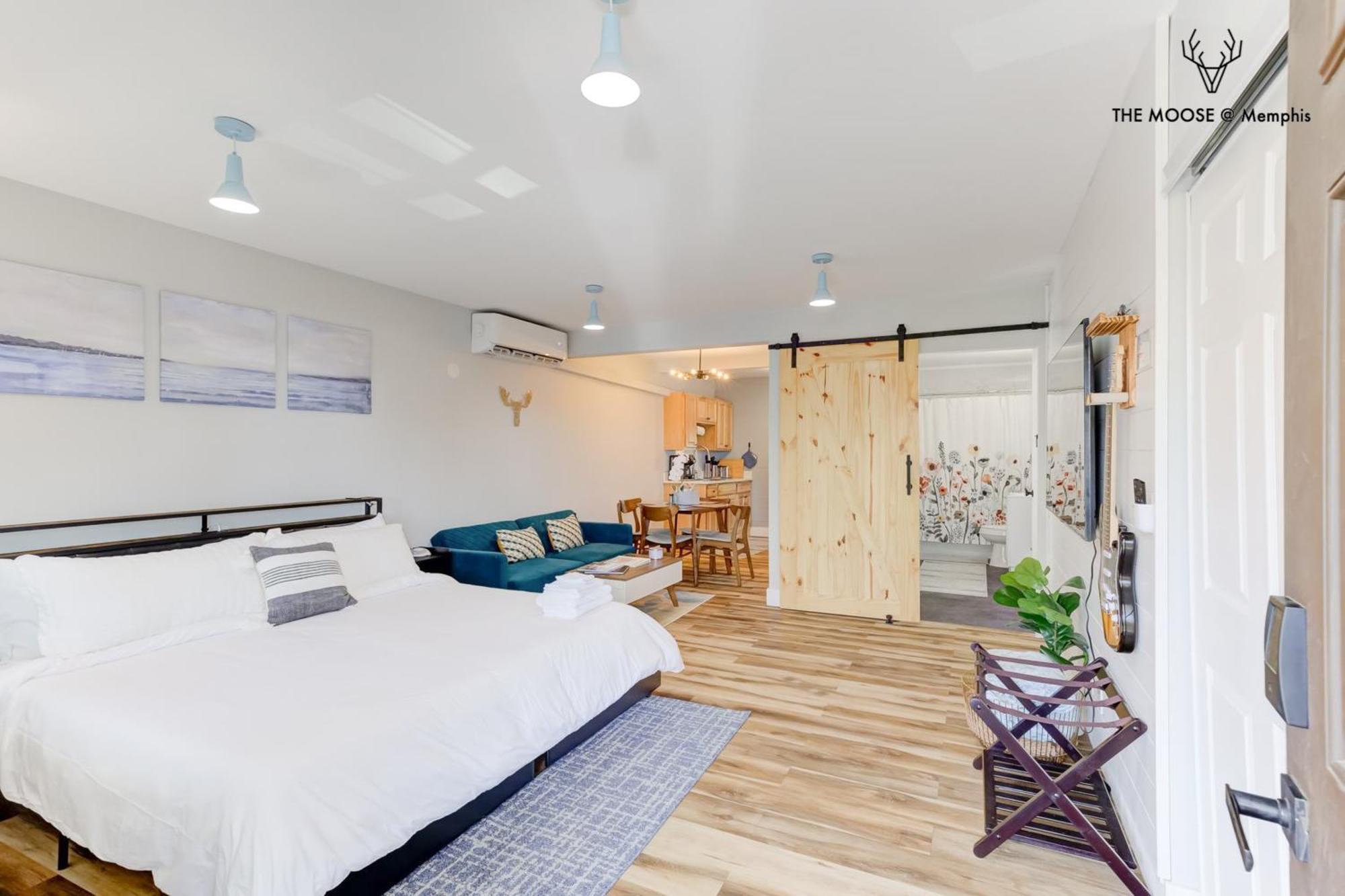 Апартаменты The Moose #11 - Luxe Modern Loft With King Bed, Free Parking & Wi-Fi Мемфис Экстерьер фото