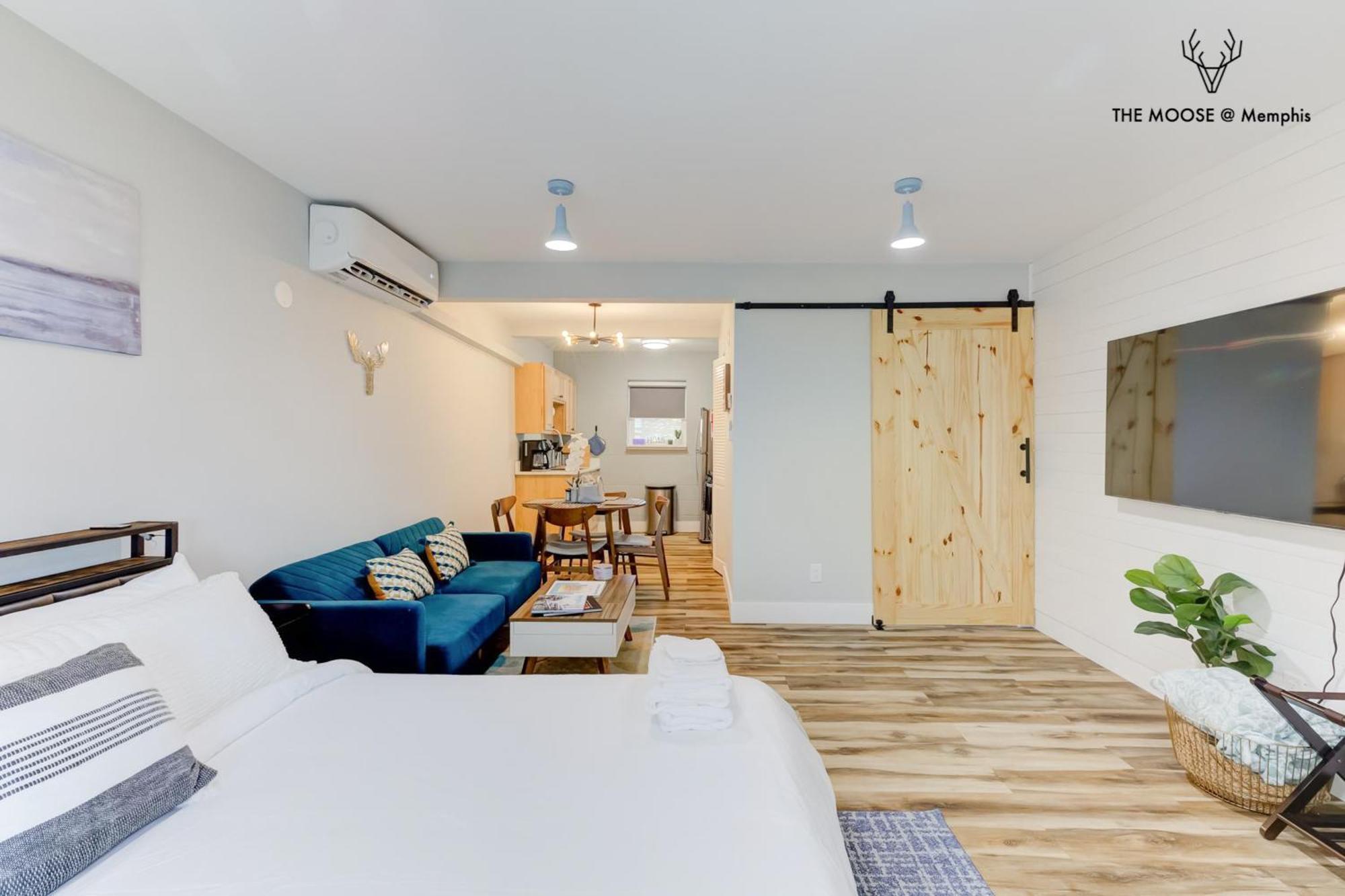 Апартаменты The Moose #11 - Luxe Modern Loft With King Bed, Free Parking & Wi-Fi Мемфис Экстерьер фото