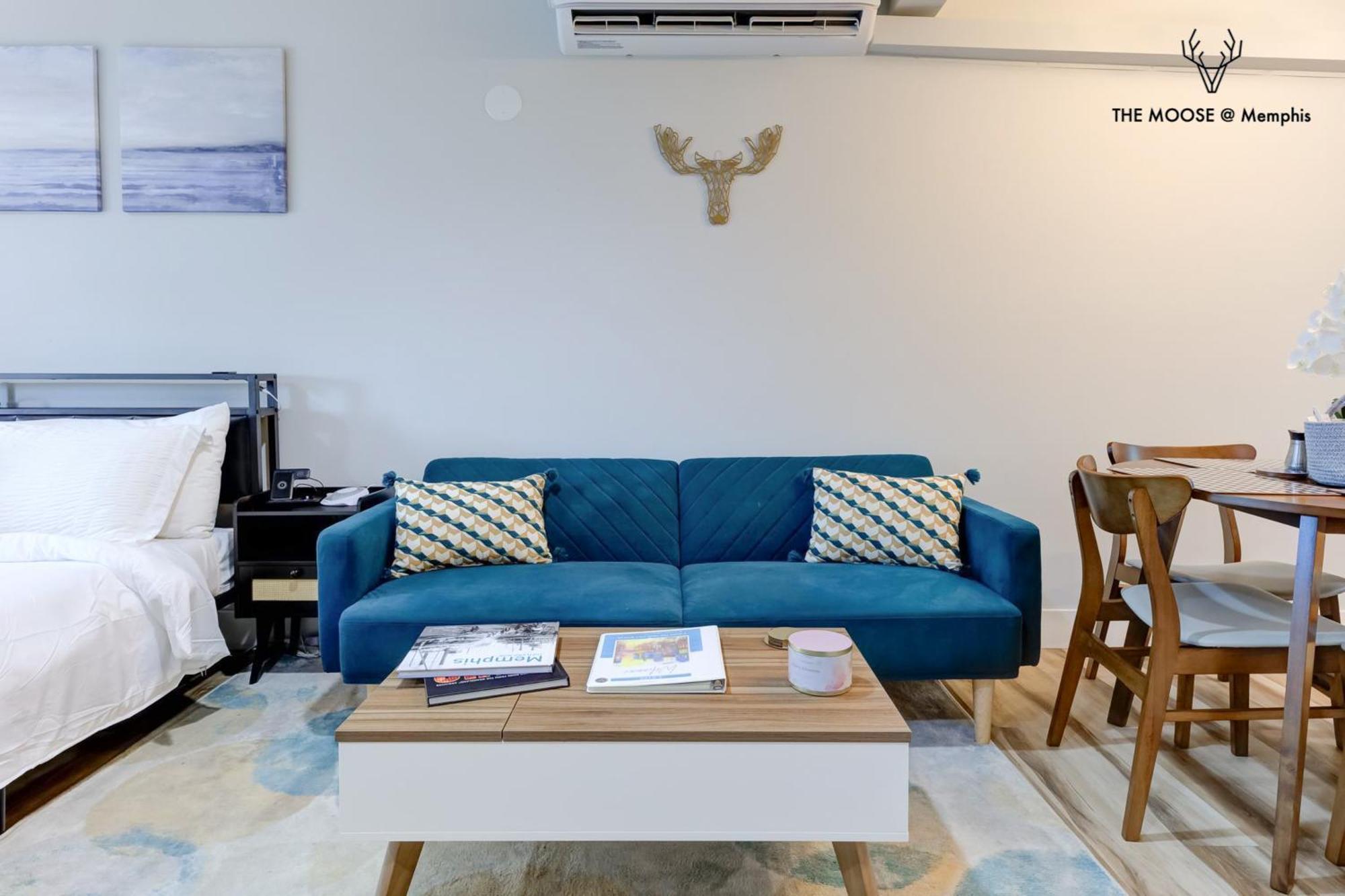 Апартаменты The Moose #11 - Luxe Modern Loft With King Bed, Free Parking & Wi-Fi Мемфис Экстерьер фото