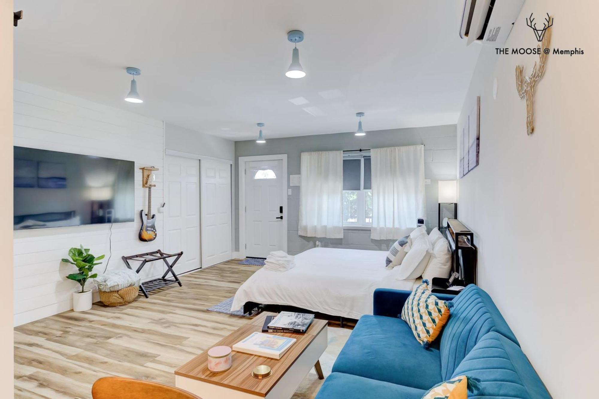 Апартаменты The Moose #11 - Luxe Modern Loft With King Bed, Free Parking & Wi-Fi Мемфис Экстерьер фото