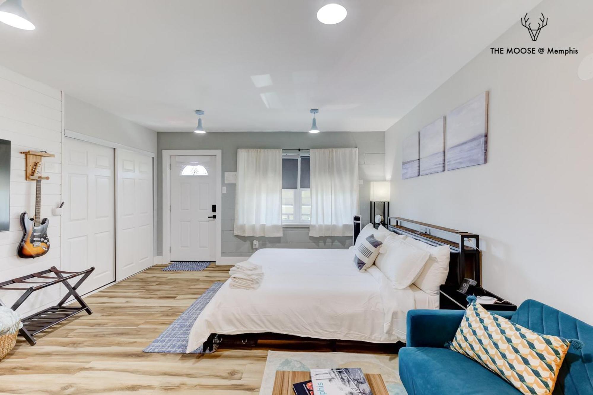 Апартаменты The Moose #11 - Luxe Modern Loft With King Bed, Free Parking & Wi-Fi Мемфис Экстерьер фото