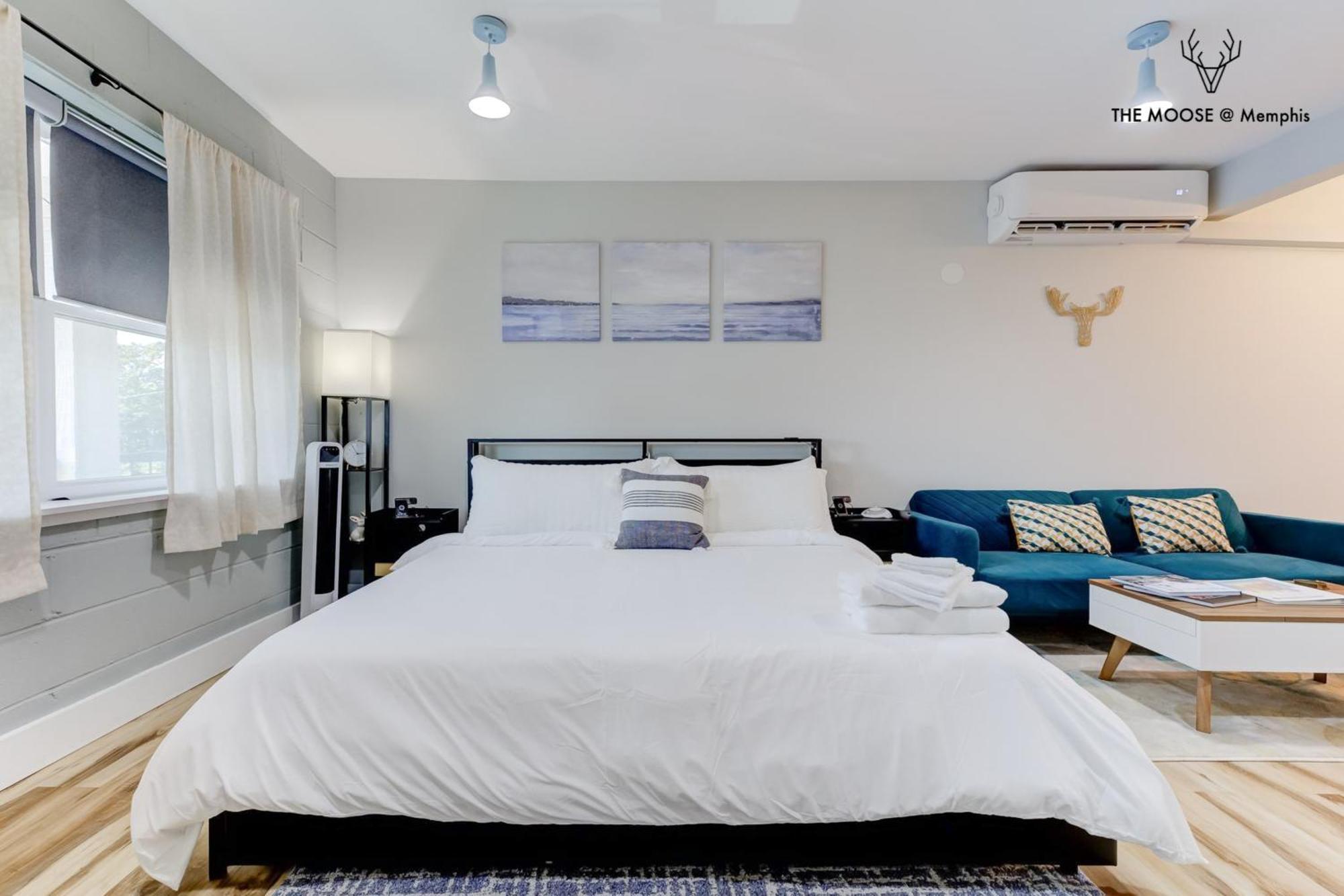 Апартаменты The Moose #11 - Luxe Modern Loft With King Bed, Free Parking & Wi-Fi Мемфис Экстерьер фото