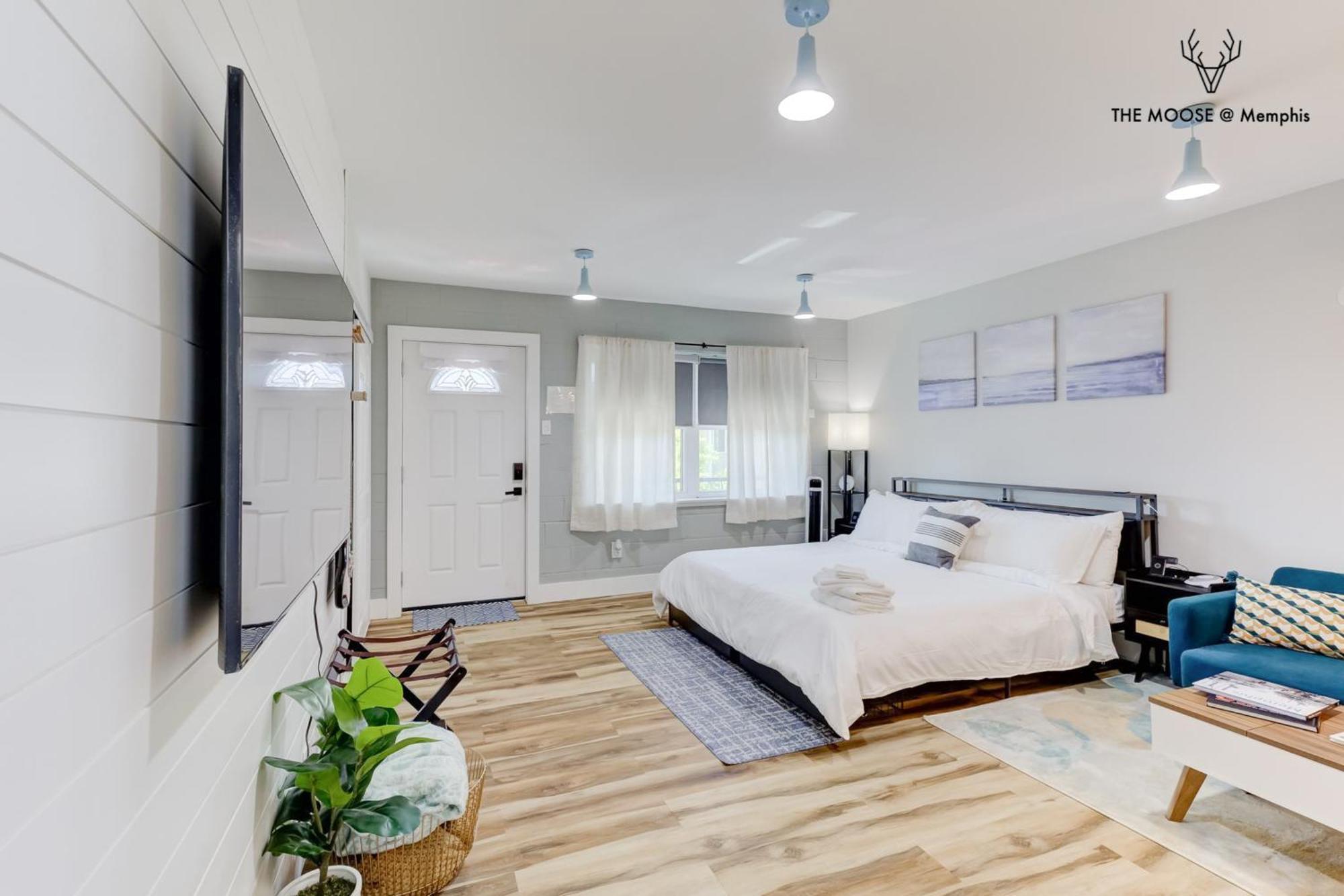 Апартаменты The Moose #11 - Luxe Modern Loft With King Bed, Free Parking & Wi-Fi Мемфис Экстерьер фото